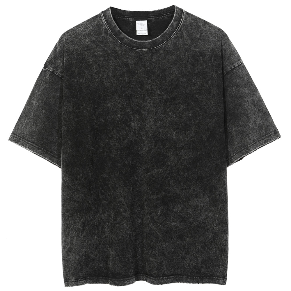 Solid Unisex Vintage Washed Tee