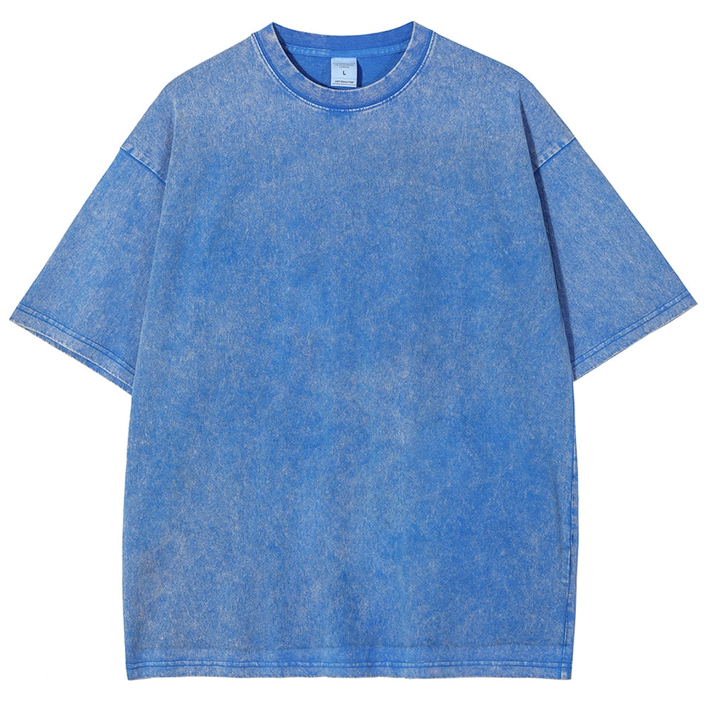 Solid Unisex Vintage Washed Tee