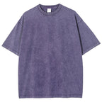 Solid Unisex Vintage Washed Tee