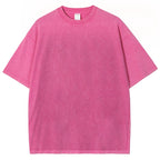 Solid Unisex Vintage Washed Tee