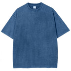 Solid Unisex Vintage Washed Tee