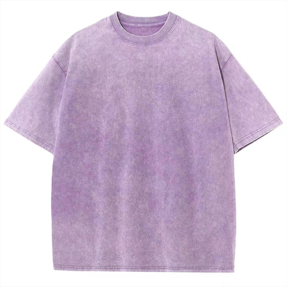 Solid Unisex Vintage Washed Tee