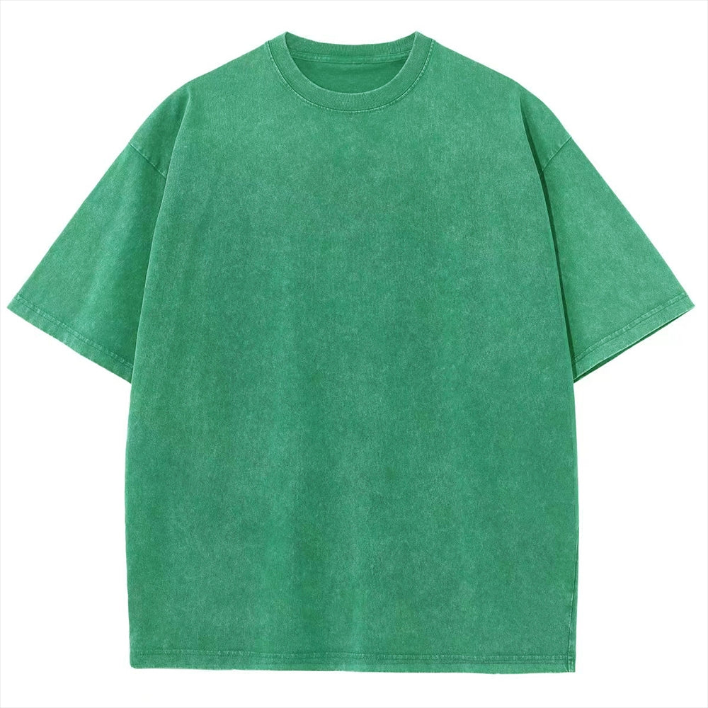 Solid Unisex Vintage Washed Tee