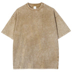 Solid Unisex Vintage Washed Tee